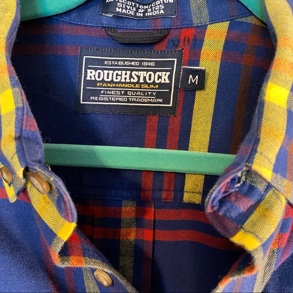 Rough stock Panhandle Slim Button Down,size Medium - Picture 6 of 7